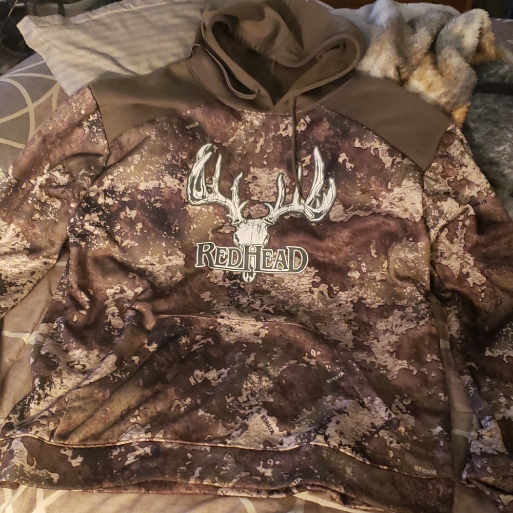 Red head camo sweater